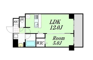ラ・ルミエール塚本【6階】の間取り