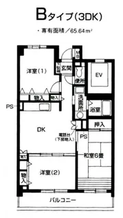 ベルストーン 本牧【3階】の間取り