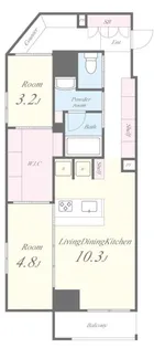 JPT RESIDENCE【11階】の間取り