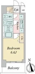 シーズンフラッツ千種【5階】の間取り