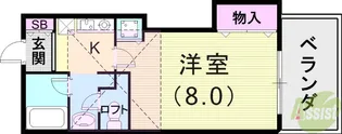 本山中町SHビル【2階】の間取り