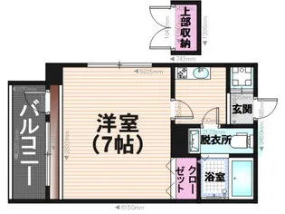 エステートモア高宮通り【5階】の間取り