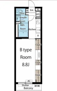 Raiz若松【1階】の間取り