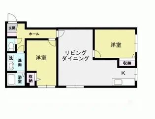 Wealthy長谷【3階】の間取り