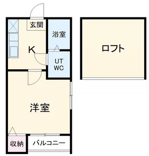 フォービエン川西【2階】の間取り