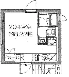 ミレドゥーエ三軒茶屋【4階】の間取り