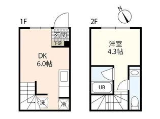 SHELTIE GARDEN【1階】の間取り