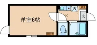 マーレ大森町【1階】の間取り