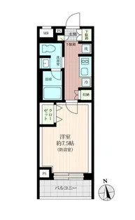 プラネソシエプラス桜台【2階】の間取り