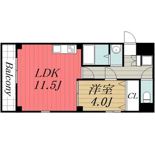 千葉県千葉市中央区今井3【マンション】の間取り