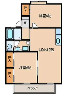 セジュール89【2階】の間取り