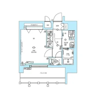 ラクラス中野富士見町【4階】の間取り