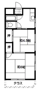 グリーン・マツミ【1階】の間取り