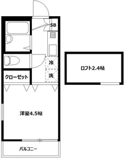 神奈川県横浜市保土ヶ谷区和田1【アパート】の間取り