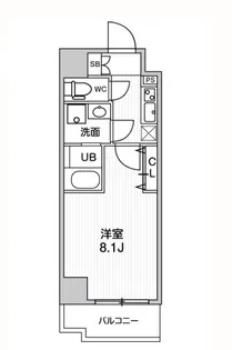 東京都台東区清川1【マンション】の間取り
