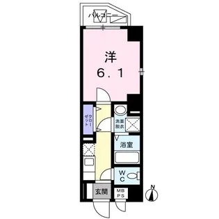 アーバンコート松見坂【2階】の間取り