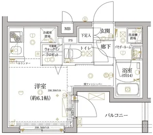 レアライズ立石【3階】の間取り