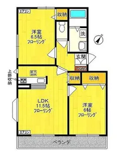 神奈川県川崎市麻生区王禅寺西7【一戸建】の間取り
