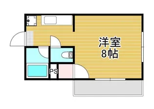 バーシティ宇宿【5階】の間取り