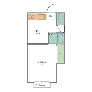蓑島荘【2階】の間取り