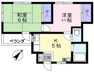 ドミール大泉【1階】の間取り