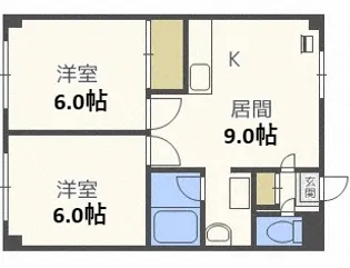 ラフォーレひばりヶ丘【3階】の間取り