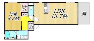LALUCCA【1階】の間取り