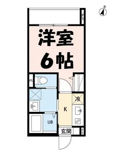 レジデンス鉄博【1階】の間取り