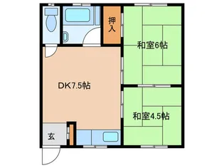 フォレスト牛浜【2階】の間取り