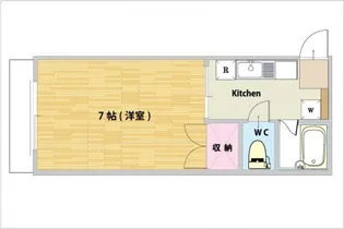 コーポパロス【2階】の間取り