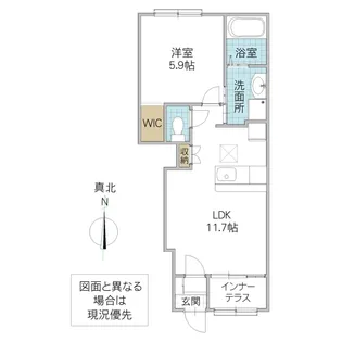 GRAN MITSU【1階】の間取り
