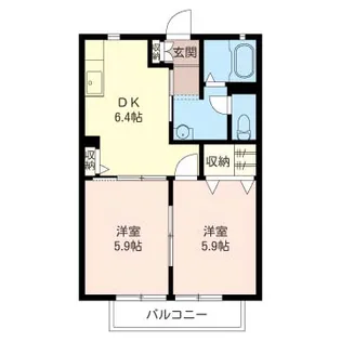 メゾンドTM【1階】の間取り