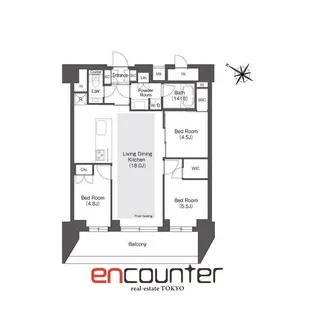 オアーゼ文京大塚【3階】の間取り