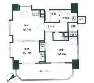 藤和シティホームズ代々木二丁目【2階】の間取り