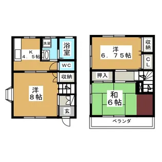 Classics【2階】の間取り