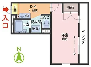 FREUDEN【2階】の間取り