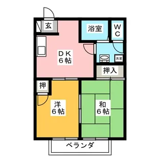 シャルマンM【2階】の間取り