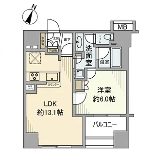BELISTA横浜【3階】の間取り