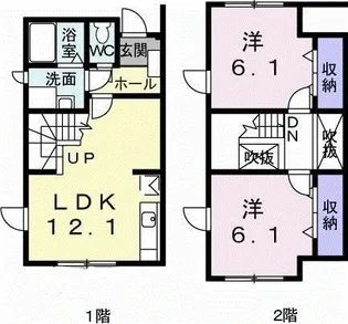 TMリヴェイラII【1階】の間取り