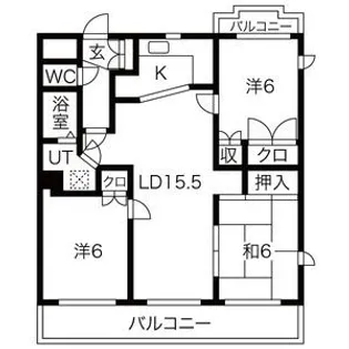 HILLLOCK167【2階】の間取り