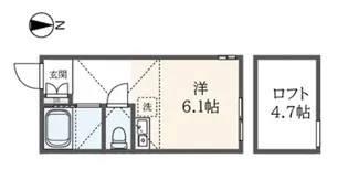 メゾンフィエール横浜【2階】の間取り