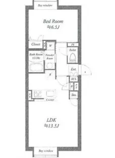 LEGALAND初台【4階】の間取り