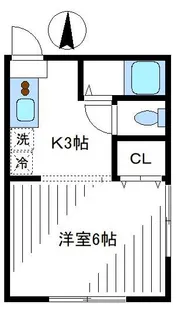 コスモス練馬【1階】の間取り