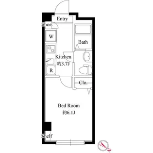 マリエッタ町屋【1階】の間取り