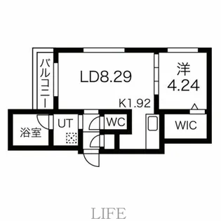 ピーロ栄通【4階】の間取り