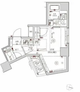 レーヴスカイツリー押上【5階】の間取り
