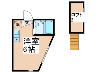 ア-バンスクエア小竹向原A棟【2階】の間取り