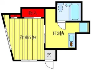 浜コーポ【1階】の間取り