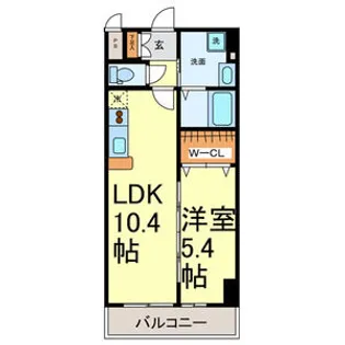 マイアトリア栄【6階】の間取り