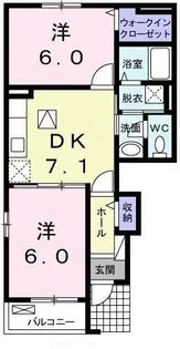 イルマーレ C【1階】の間取り